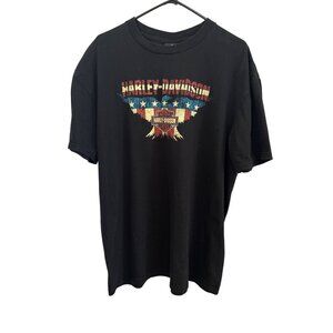 Harley-Davidson St. Augustine Black Double Sided Graphic T-Shirt XL 100% Cotton